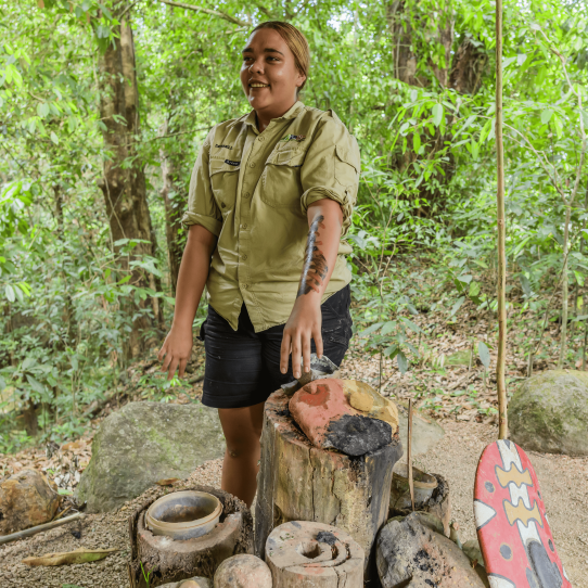 Working at Mossman Gorge Cultural Centre